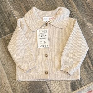 Zara Kids Cream Knit Sweater